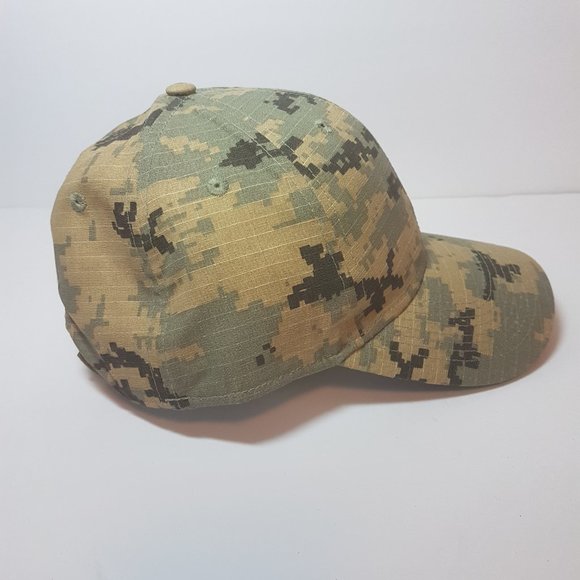 NWT ENBRIDGE Hat Organic Cotton Trucker Hat Curved bill Embroidered Camo Cammo - Picture 7 of 16